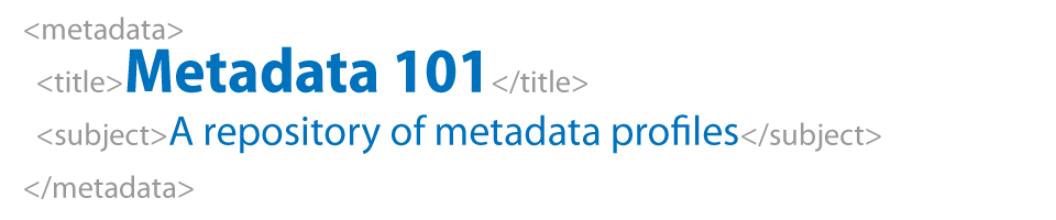 Metadata 101